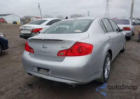 2011 Infiniti G25X из США, поврежденный, VIN JN1DV6AR7BM651238
